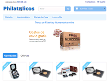 Tablet Screenshot of philatelicos.com